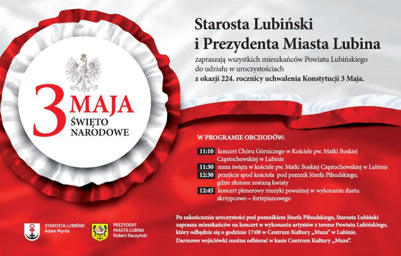 LUBIN. Starosta zaprasza na obchody