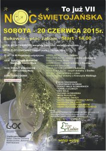 2015-PLAKAT NOCY ŚWIĘTOJAŃSKIEJ