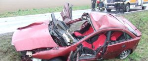 wypadek mazda2 małe