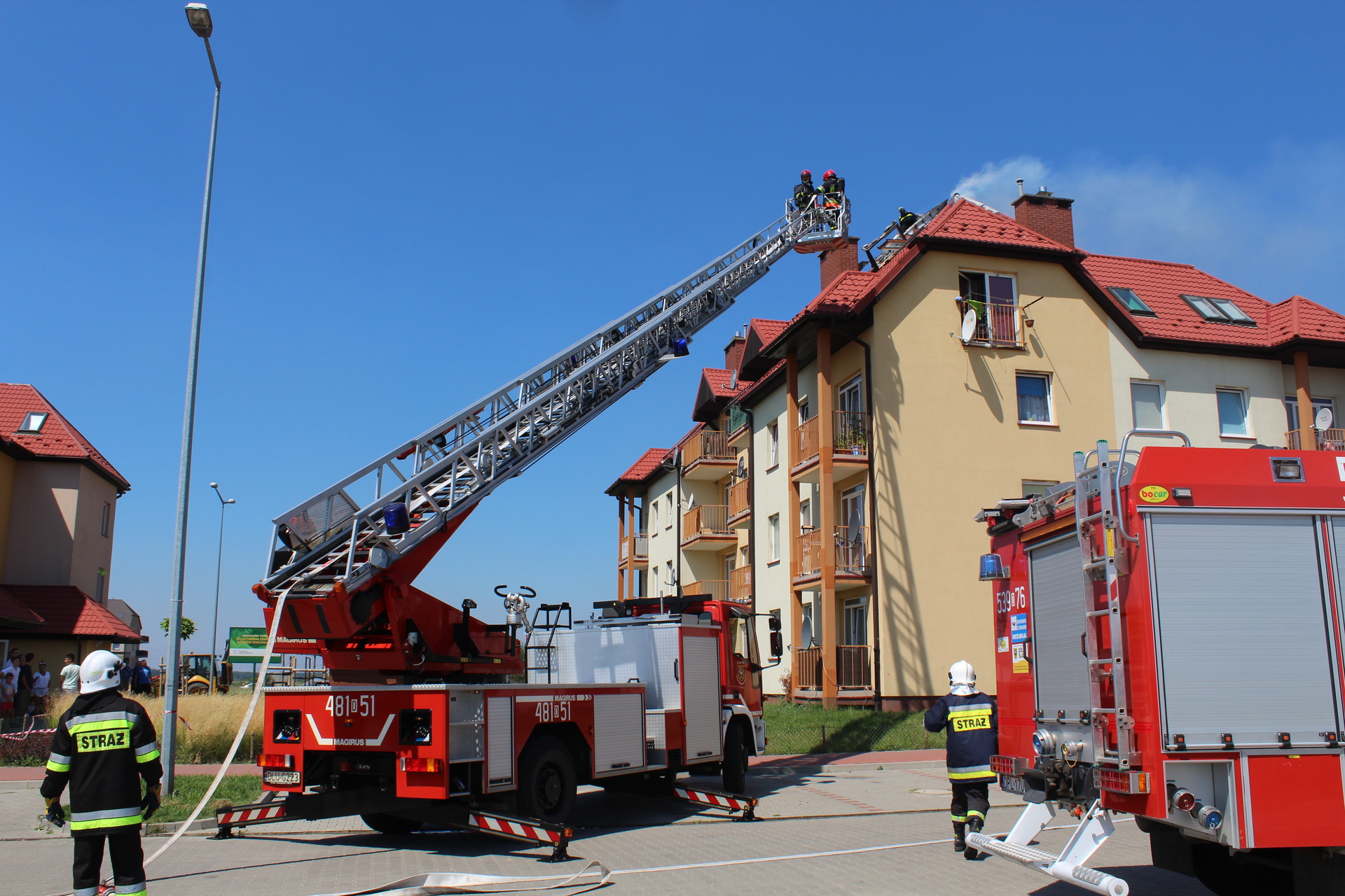 BOLKÓW. Spłonęło mieszkanie