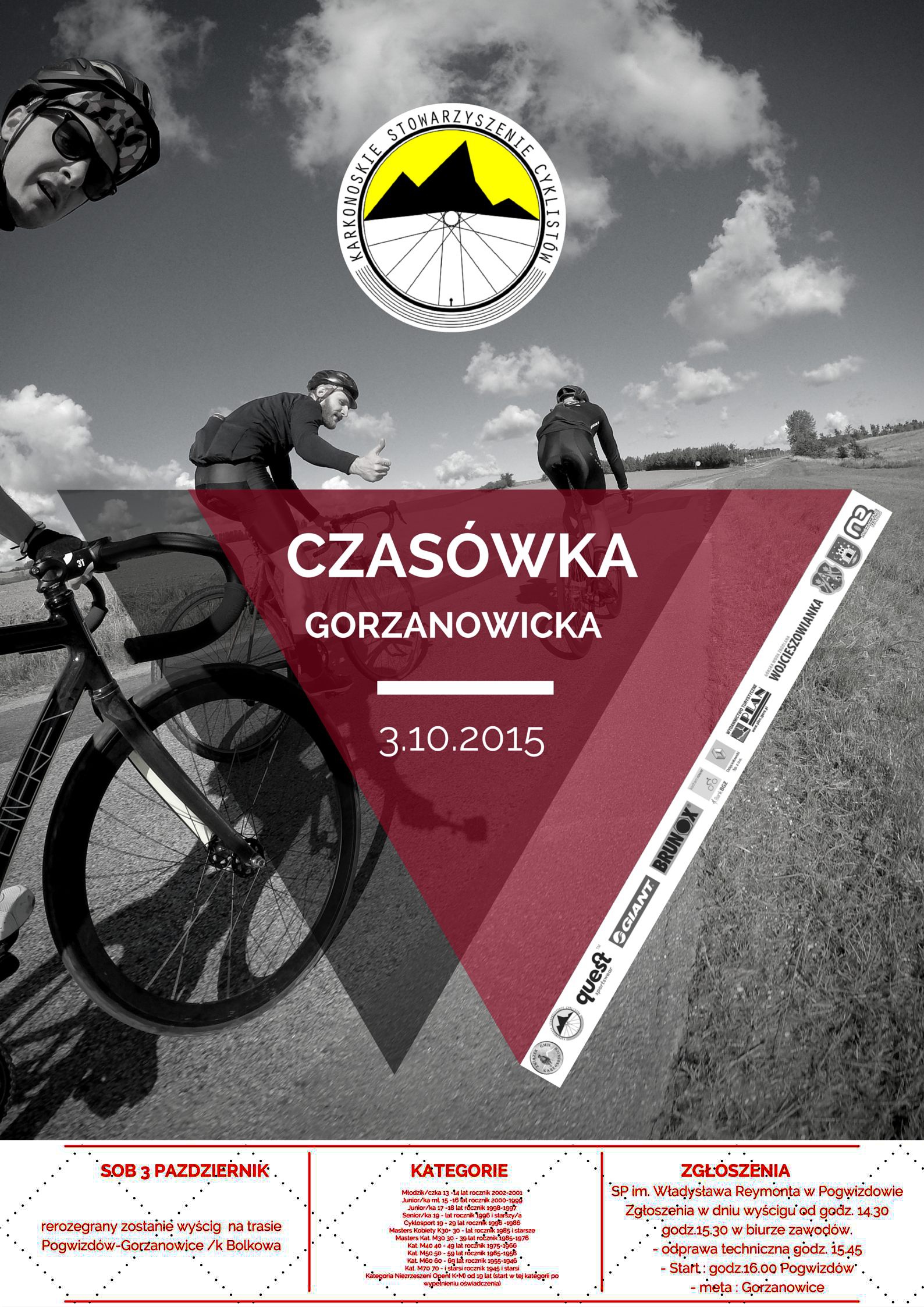 PASZOWICE. Kolarze na start