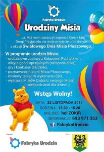 plakat miś
