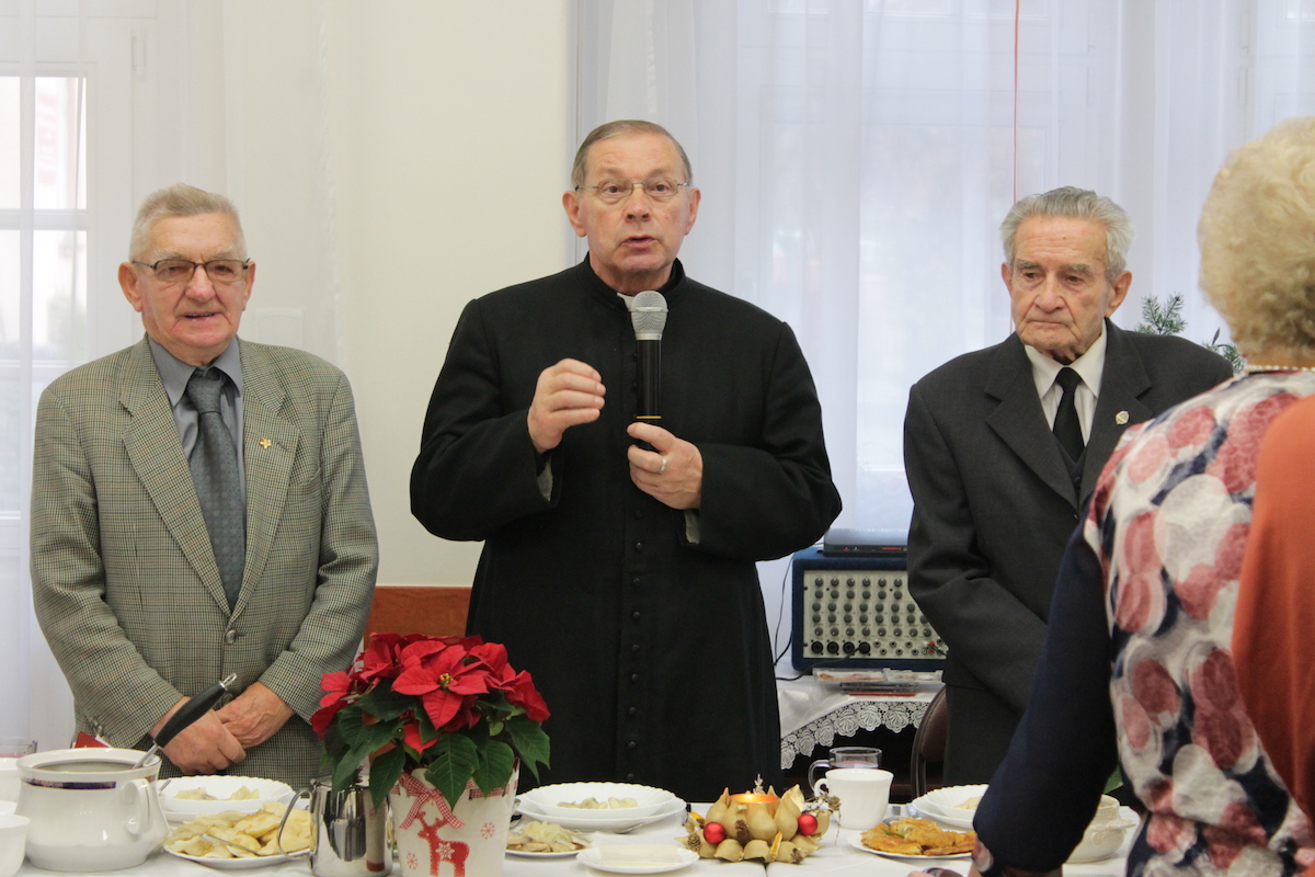 LUBIN. Przy opłatku wspominali wojnę (FOTO, WIDEO)