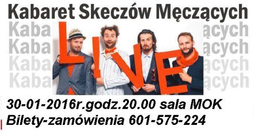 GŁOGÓW. Kabaret w MOK-u