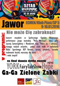 plakat WOŚP Jawor