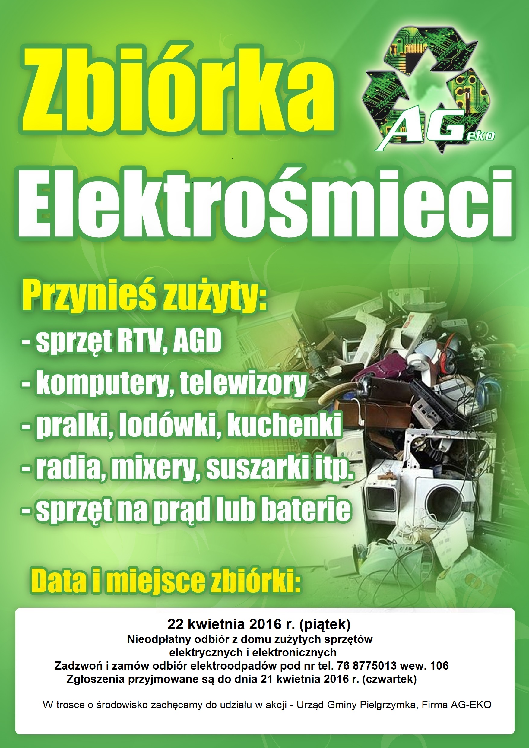 PIELGRZYMKA. Oddaj bezpiecznie odpady niebezpieczne
