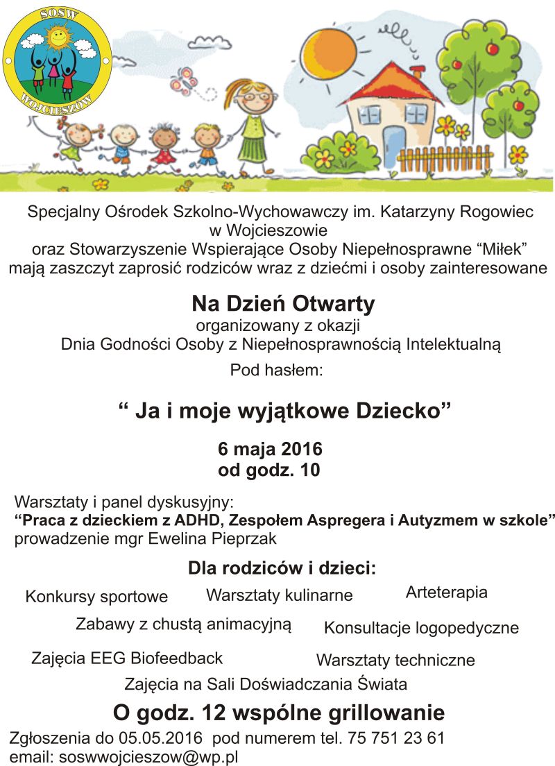 WOJCIESZÓW. „Ja i moje wyjątkowe Dziecko”