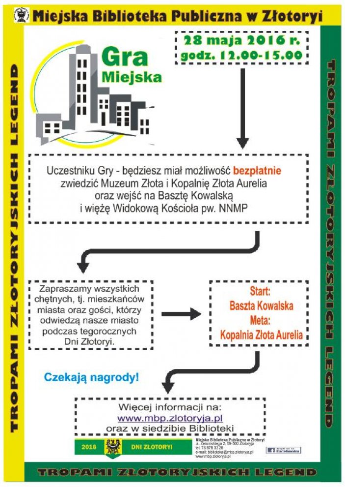 ZŁOTORYJA. Gra miejska – na tropie legend