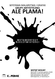 plakat Ale plama