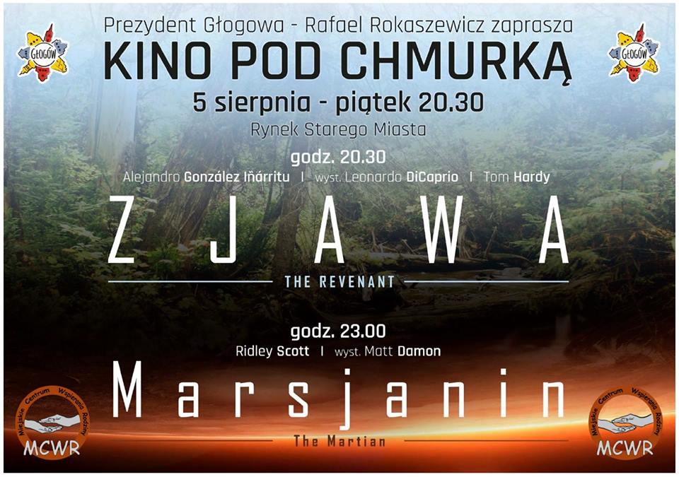 GŁOGÓW. Piątkowe kino pod chmurką