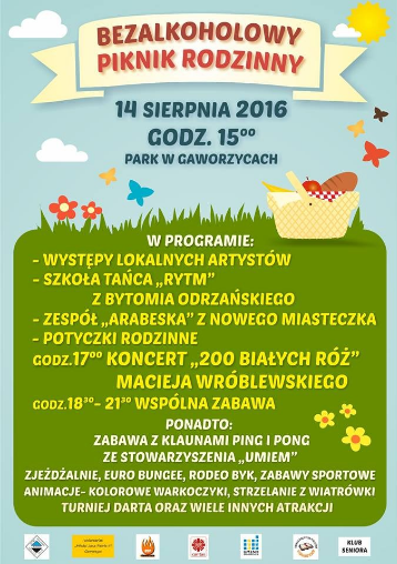 GAWORZYCE. Piknik bez alkoholu