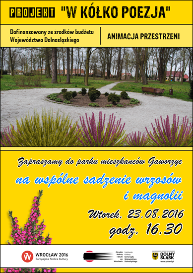 GAWORZYCE. Zasadzą magnolie i wrzosy