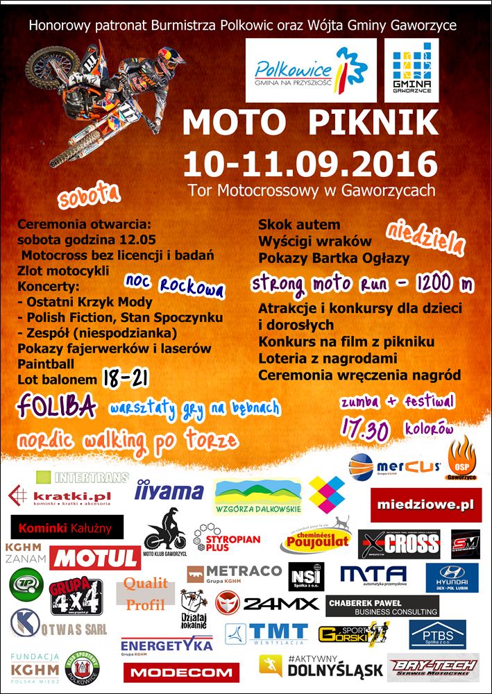 GMINA GAWORZYCE. Moto-Piknik 2016