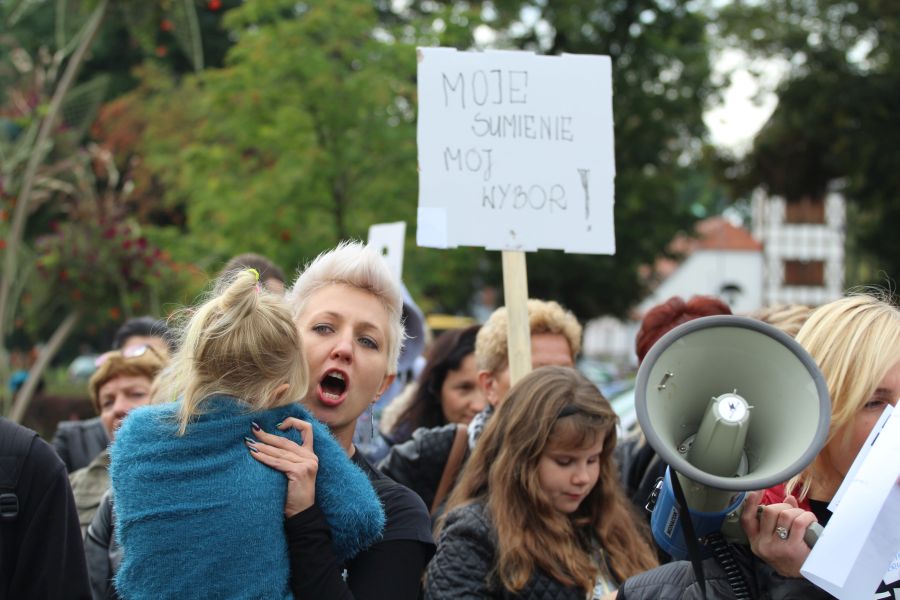 LUBIN. Kobiety strajkowały w mieście