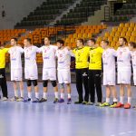 2016.12.28 Kielce Pilka reczna Mecz towarzyski Reprezentacji Polski - Kadra B Polska - Wegry n/z Hymn Foto Rafal Rusek / Pressfocus