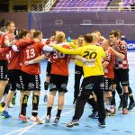 2017.03.11 Glogow Pilka reczna PGNiG Superliga sezon 2016/2017 SPR Chrobry Glogow - MKS Zaglebie Lubin N/Z radosc Chrobry po wygranej Foto Pawel Andrachiewicz / Foto Andrus