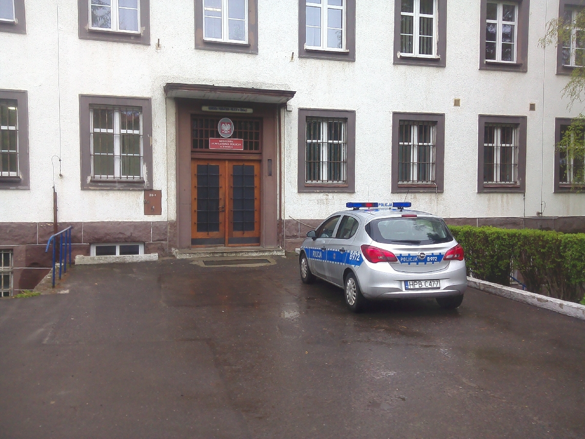 Włamywacz w rękach policji
