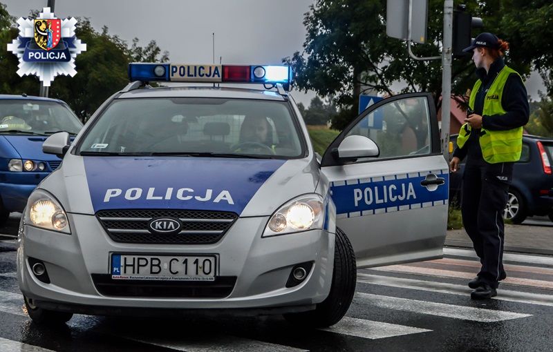 Pijana wjechała na rondo. Nie widziała rowerzysty