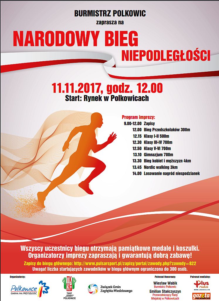 W sobotę „Polkowicka Dycha”. Będą utrudnienia w ruchu