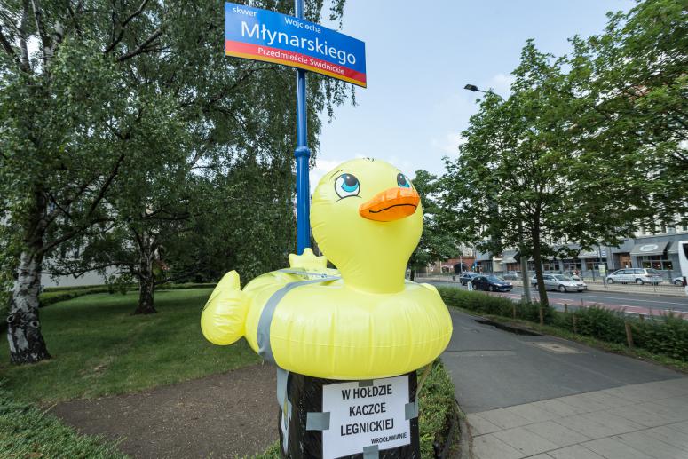 Wrocławianie oddali hołd legnickiej „Kaczce Czystości” (FOTO)