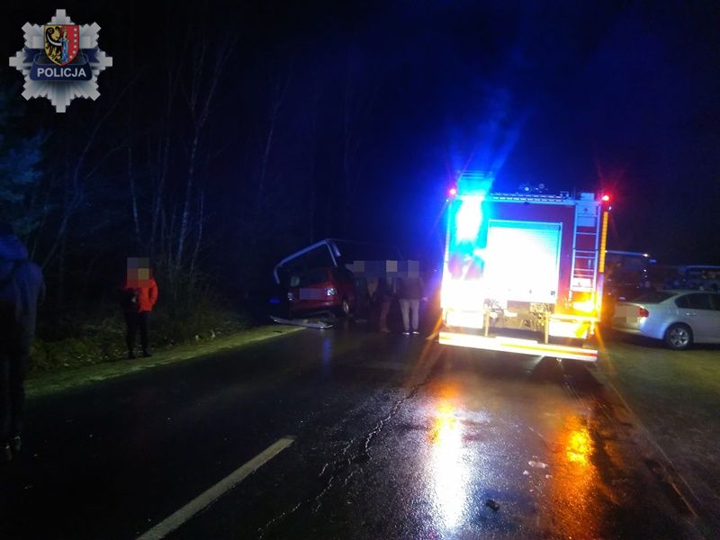 Kolizyjny poranek w powiecie polkowickim