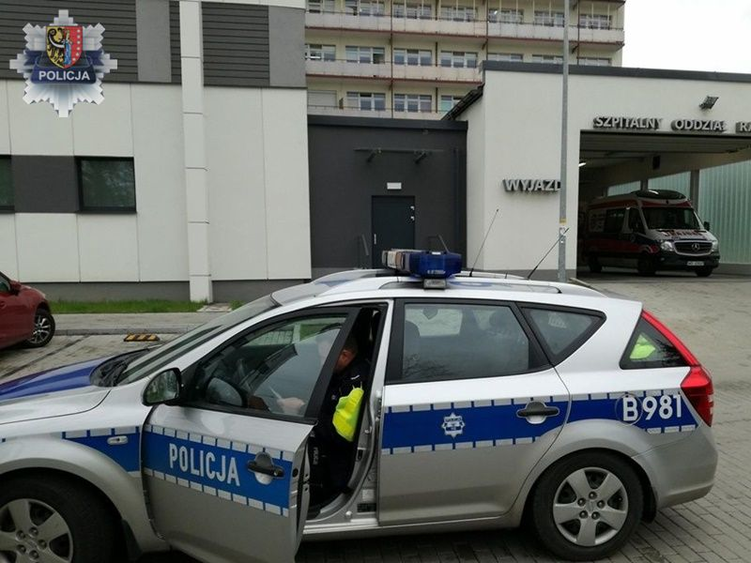 Pilotowali auto z rodzącą kobietą z Polkowic do Lubina   