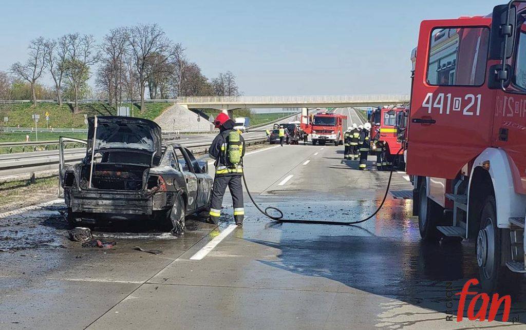 Pożar na A4. Autostrada zablokowana!