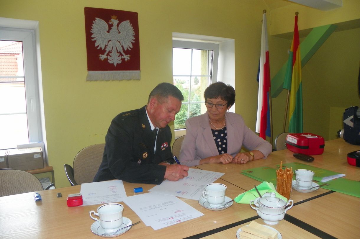 Pożar w pobliżu rezerwatu przyrody