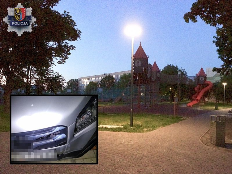 Jechał chodnikiem, bo chciał być… mniej widoczny