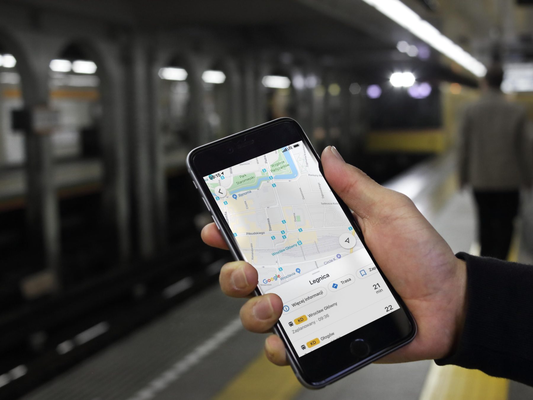 KD w Google Transit