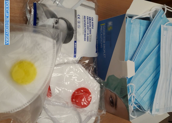 Uwaga na oszustów! Sprzedają maski i rękawice ochronne