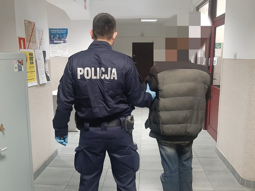 Naruszył nietykalność policjantów