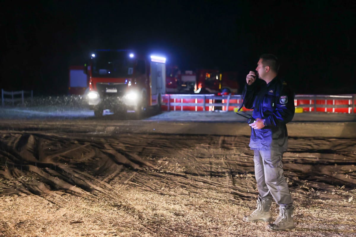 Strażak z Chojnowa dowodził misją we Francji