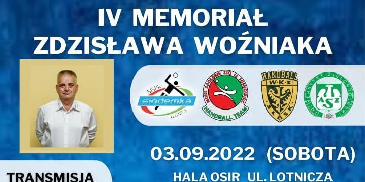 3 września IV Memoriał Zdzisława Woźniaka