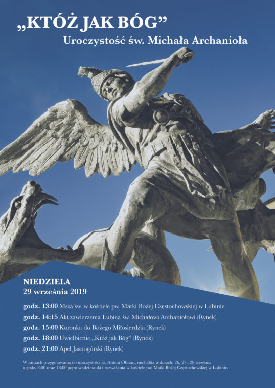 Zawierzą Lubin Michałowi Archaniołowi