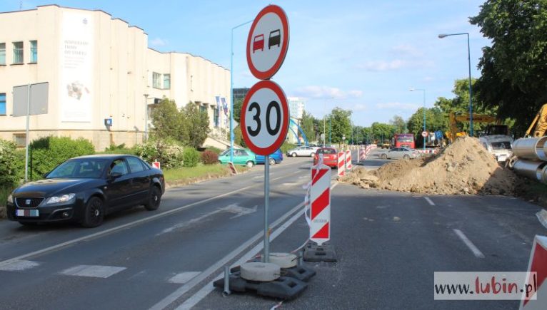Kolejne zmiany w organizacji ruchu w centrum Lubina