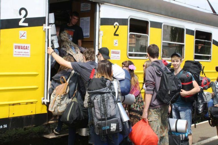 LUBIN. Pociągiem na Woodstock