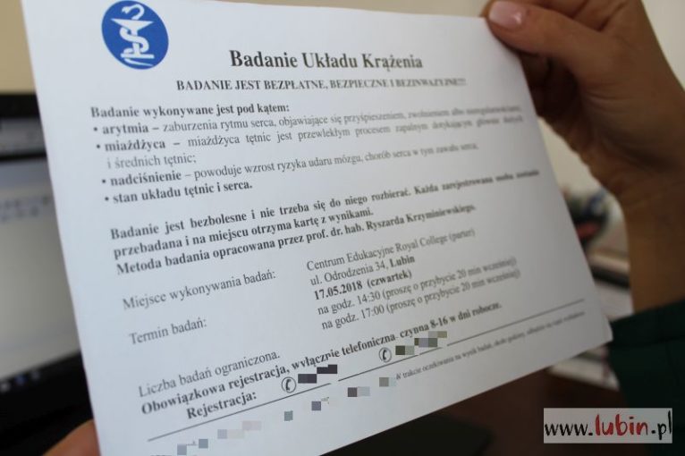 Bezpłatne badanie i cudowne leczenie. Nie daj się oszukać!