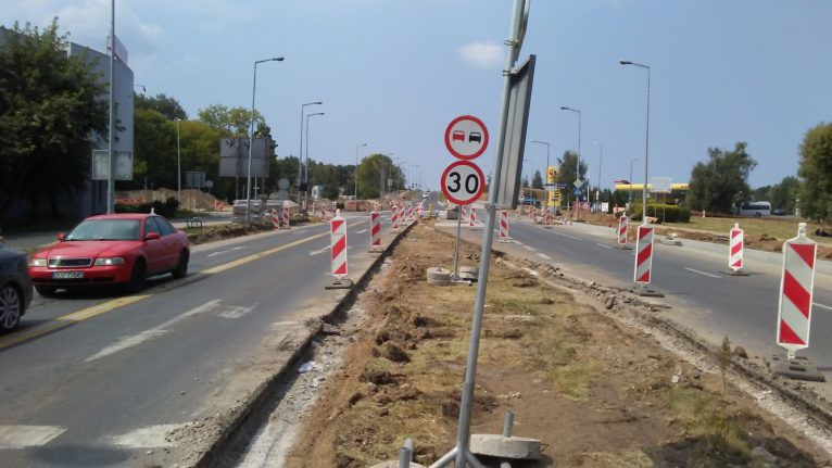 Część alei Kaczyńskiego od dzisiaj zamknięta (WIDEO)