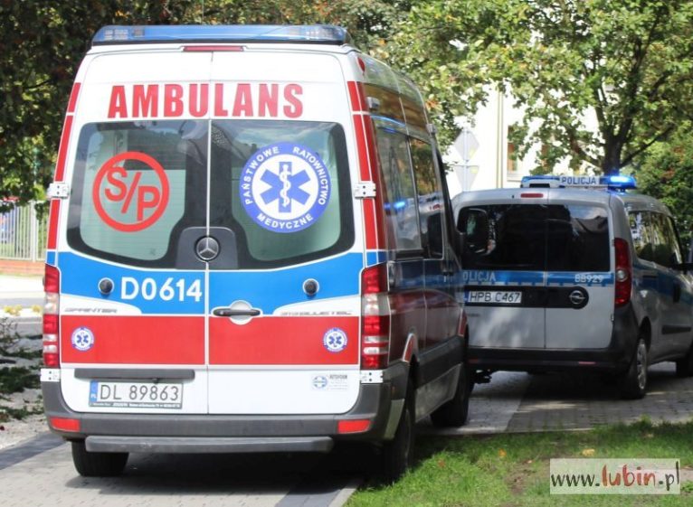 Wypadek na terenie ZG – mężczyzna spadł z drabiny