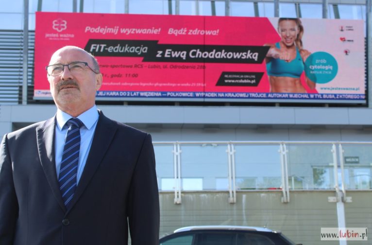 Trening z Ewą Chodakowską w lubińskiej hali